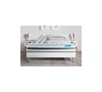 Pack BODYZONE 140x200 Ressorts ensaches 3 zones Ultra epaisseur + Couette + 2 oreillers