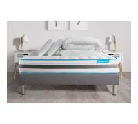 Pack BODYZONE 160x200 Ressorts ensaches 3 zones Ultra epaisseur + Couette + 2 oreillers
