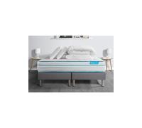 Pack BODYZONE+ 160x200 Ressorts ensaches, visco 5 zones Ultra epaisseur + Couette + 2 oreillers