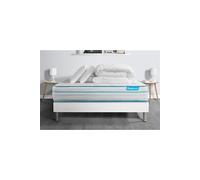 Pack BODYZONE+ 160x200 Ressorts ensaches, visco 5 zones Ultra epaisseur + Couette + 2 oreillers