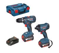 Bosch Pack perceuse-visseuse GSR 18V-28 + visseuse à chocs GDR 18V-160, 2 batteries 4.0Ah