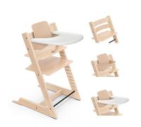 Stokke – Pack chaise haute Tripp Trapp Hêtre + Baby Set + tablette – Naturel