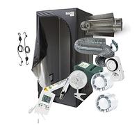 Pack Chambre de Culture Complet 80x80x160 / 100x100x200 / 120x120x200cm - 250W 400W 600W au Choix! Kit Complet avec eclairage HPS Cooltube, Timer, Extracteur et Ventilateur. (100x100x200cm - 600W)