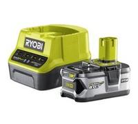 Ryobi - Pack 1 Chargeur Rapide 120 Minutes + 1 Batterie Lithium+ 18V One + 4,0 Ah - Batterie Compatible avec Plus de 200 Outils de Bricolage et Jardinage - RC18120-140