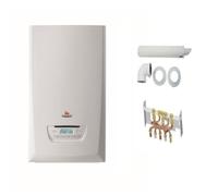 PACK CHAUDIERE GAZ MURALE THEMAFAST CONDENS F25 25kw SAUNIER DUVAL DOSSERET ET VENTOUSE INCLUS