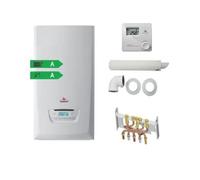 PACK CHAUDIERE GAZ MURALE THEMAPLUS CONDENS F25 SAUNIER DUVAL DOSSERET+VENTOUSE+THERMOSTAT