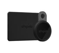Chipolo LOOP & CARD Bundle Tracker Bluetooth charbon de bois