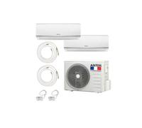 Pack Climatiseur reversible bi-split AIRTON - Prêt à poser - 2500W - 2500W - Readyclim 2x4M - WIFI