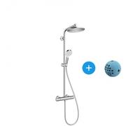 Pack Colonne de douche SHOWERPIPE CROMETTA S240 chromé + IPS WashBall (27267000*)