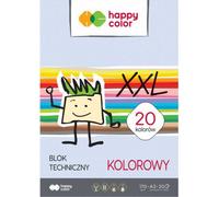Pack Colour bloc technique A3 170g Happy Color 10 pièces