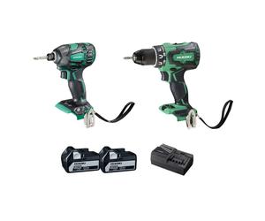 Pack combiné sans fil Hikoki KC18DBDLWDZ : perceuse-visseuse sans fil, visseuse à chocs sans fil, moteur sans balais, 18 V