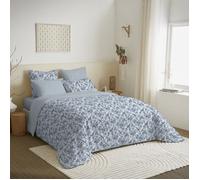 Pack complet housse de couette - Bérengère - King Size - 100% coton - 6 pièces - Réversible