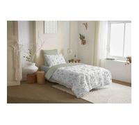 Pack complet housse de couette réversible ""Vanessa"" 4 pièces pour lit 90 x 190 Louise Romarin - -