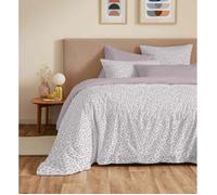 Pack complet housse de couette réversible ""Vanessa"" 6 pièces pour lit 140 x 190 Diana Blush