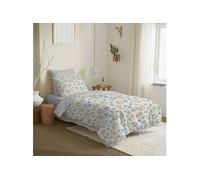 Pack complet housse de couette - Tanya - Réversible - 100% coton - 90 x 190 cm - 4 pièces