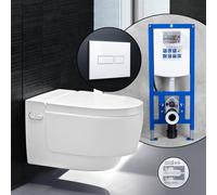 Pack complet WC japonais Geberit AquaClean Mera et bâti-support neeos,, 146210111+16601WH#SET, Comfort