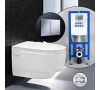 Pack complet WC japonais Geberit AquaClean Mera et bâti-support neeos,, 146210111+16791CR#SET, Comfort