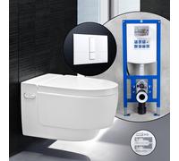 Pack complet WC japonais Geberit AquaClean Mera et bâti-support neeos,, 146210111+16791WH#SET, Comfort