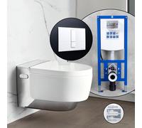 Pack complet WC japonais Geberit AquaClean Mera et bâti-support neeos,, 146210211+16791WH#SET, Comfort