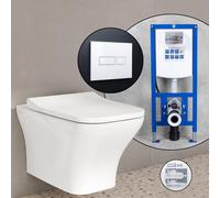 Pack complet WC suspendu VitrA Matrix et bâti-support neeos,, 8484B003-1867+16601WH#SET,