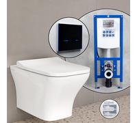 Pack complet WC suspendu VitrA Matrix et bâti-support neeos,, 8484B003-1867+16746BM#SET,