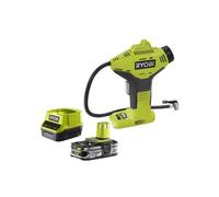 Pack compresseur RYOBI 18V One Plus R18PI-0-1 batterie 2.5Ah LithiumPlus - chargeur rapide 2.0Ah RC18120-125