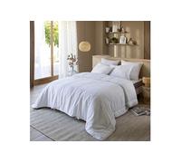 Pack couette 4 saisons et oreiller moelleux 240x220 cm