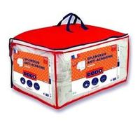Pack couette chaude anti-acariens 220 x 240 cm + 2 oreillers 60 x 60 cm - Splendeur - Garnissage 100% volupt'Air 350 gr/m² - Blanc Blanc G