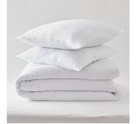 Pack Couette et Oreillers - Blanrêve - Microfibre Douceur - 260x240 cm - 60x60 cm - Anti Acarien