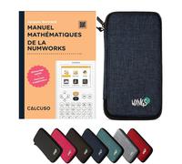 Pack d'accessoires standard CALCUSO bleu, compatible avec les calculatrices graphiques Numworks (en français)
