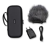 Zoom Pack d'accessoires APH-6st H6Studio – Étui rembourré, pare-vent fourrure synth., bloc USB-C