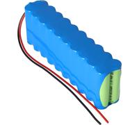 Pack d'accus NiMH 24V 1100mAh F2x10 WP1100AA avec 200mm de câble 0,75mm² Dimensions longueur 141mm largeur 29mm hauteur 49mm poids 433g
