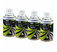 Pack d'Aérosols au Pyrèthre Végetal 4x250ml Anti mouches, moucherons, moustiques, mites, puces, punaises de lit, etc... Insectes volants et rampants. (4)