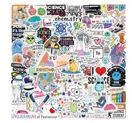 Pack D'autocollants De Biologie - Lot D'autocollants Éducatifs Sur Le Thème Des Sciences, Étiquettes Imperméables | Fournitures De Classe Uniques Avec Scénario D'apprentissage, Ensemble Décoratif Pour