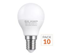 Pack de 10 - Ampoule LED E14 8W 220V G45 300° - Blanc Neutre 4000K - 5500K
