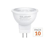 Pack de 10 - Ampoule LED GU4 / MR11 4W 12V - Blanc Neutre 4000K - 5500K