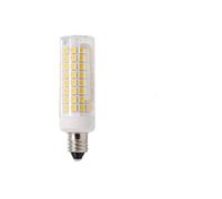 Pack de 10, ampoules LED maïs AC220V 9W 2835SMD céramique + lampe PC | Lumière à intensité variable G4/G9/E11/E12/E14/E17.(Cold White,E11)