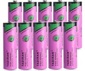 pack de 10 batteries 3.6V 2400mAh TADIRAN pour 6ES7971-0BA00 Siemens Simatic SL-360 S7-400