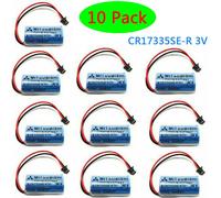 pack de 10 batteries 3V 1700mAh Mitsubishi FANUC System Machine CR17335SE-R Q6BAT