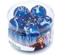 Pack de 10 boules de sapin diamètre 6cm d'Elsa La Reine des Neiges II Disney ARDITEX WD13416 Bleu G