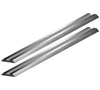 Pack de 10 fers de rabot réversibles à chants droits 82x5,5mm - BOSCH - 2607001292
