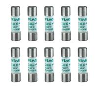 Pack de 10 Fusibles, cylindrique 14x51 mm, 690V 16A, industriel et civil, utilisation en M, protection contre les courants de démarrage, moteurs, transformateurs, en céramique, stéatite, Puissance de