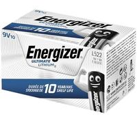 Energizer Piles 9V Ultimate Lithium – Pack de 10
