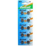 Pack de 10 Piles AG13 bouton plates 1,5V LR44, LR1154, A76, 303, 357, 357A, SR1154, SR44, L1154, LR1154 - IRIOS -