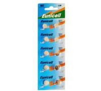 Pack de 10 Piles bouton plates 1,55V type AG7/G7 / LR927 / LR57 / 99 / SR57 / SR927 / V395 / V399 / 395 - IRIOS -