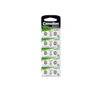 10 Piles AG13 / LR44 / LR1154 / 1166A Camelion Alcaline 1,5V
