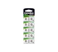 Pack de 10 piles Camelion Alcaline AG2,LR726,LR50,196,SR726W,GP96A,396 0% Mercury/Hg