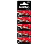 Pack de 10 piles Camelion Alcaline AG5 sans mercure/Hg G