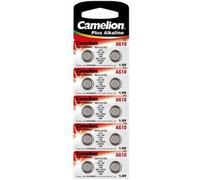 Camelion – Piles bouton AG10 (LR1130) alcaline 1,5V – Pack de 10 (AG10-BP10)