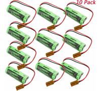 pack de 10 piles CR17450SE-R / A98L-0031-0012 3V 2500mAh Sanyo SPS pour FANUC